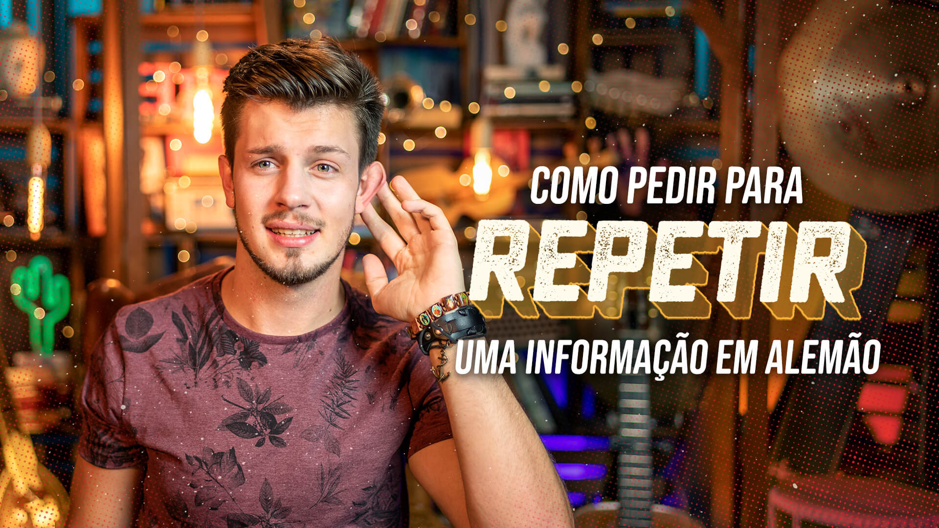 Expressões em alemão: Você pode repetir?