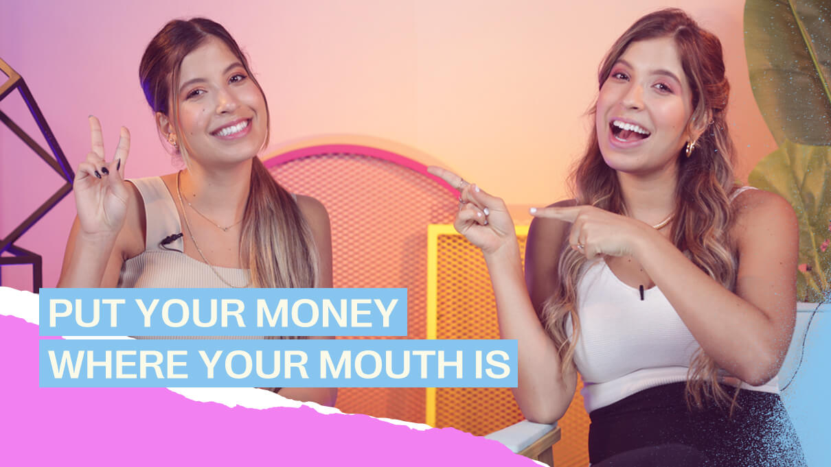 O que significa "Put your money where your mouth is" em Inglês?