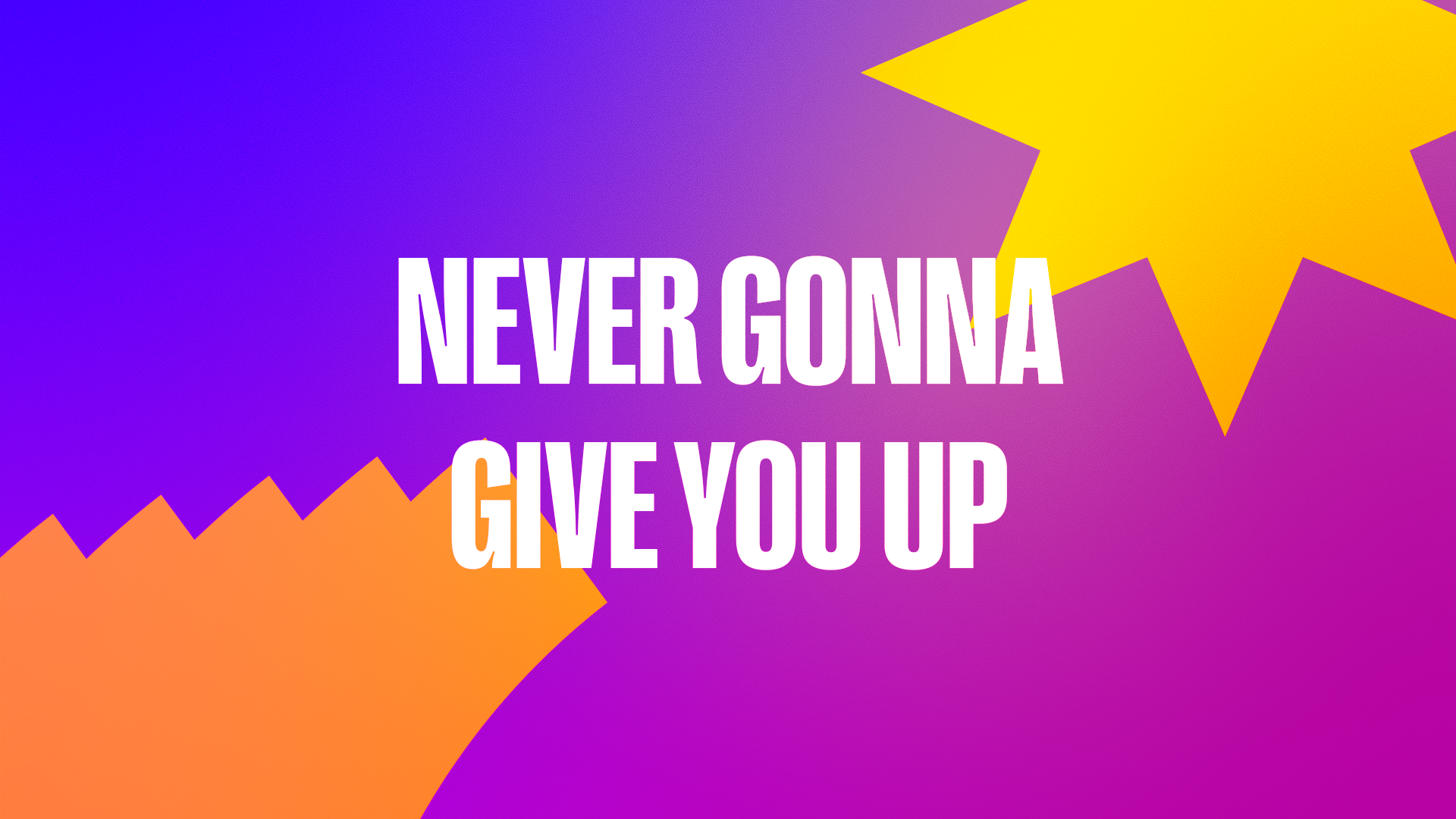 Aula 03 - Never gonna give you up