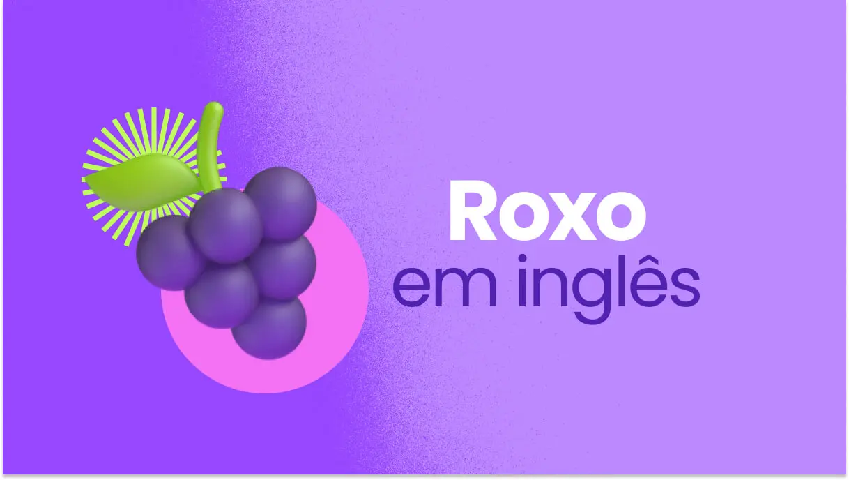 Roxo em inglês