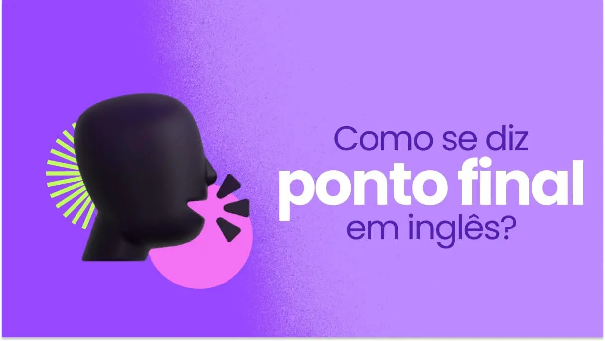 Ponto final em inglês