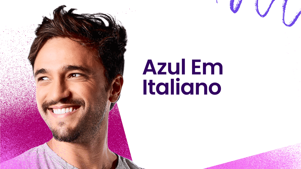 azul em italiano