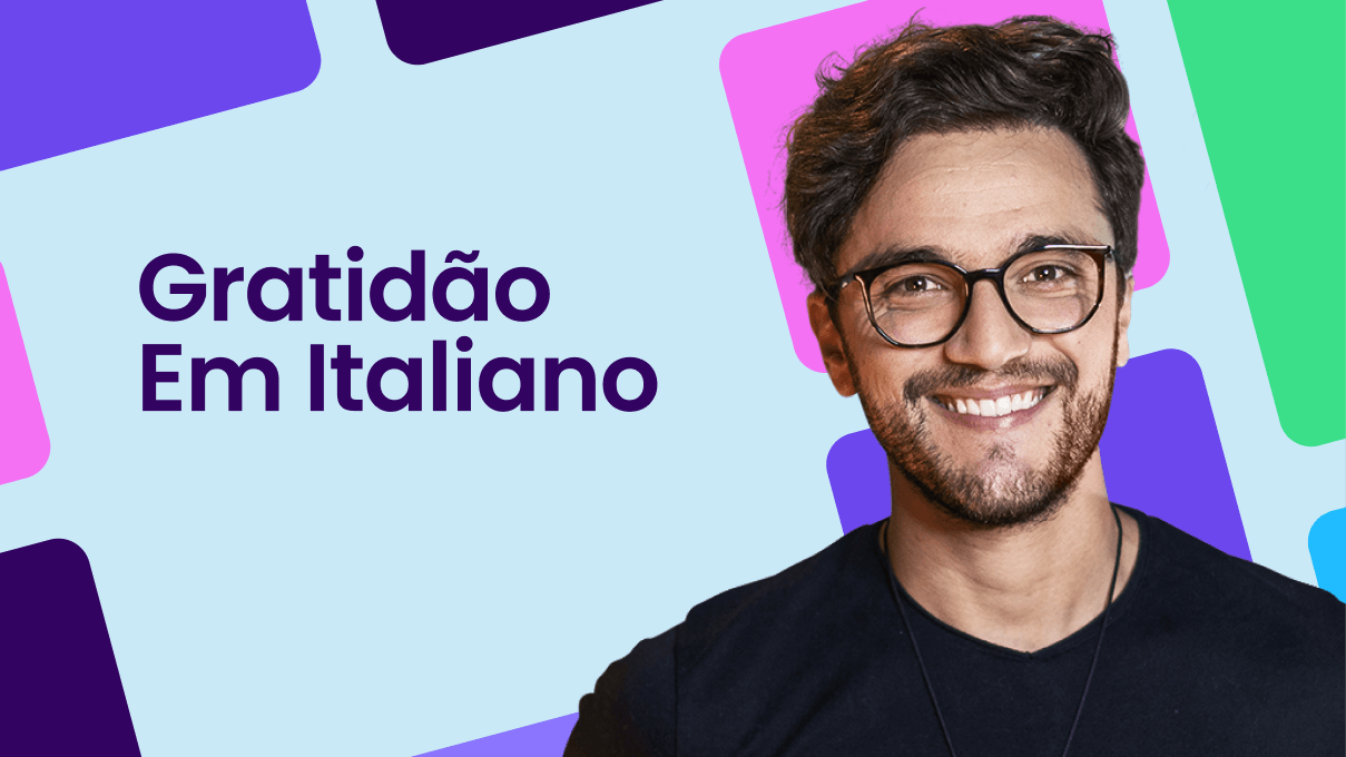 gratidão em italiano