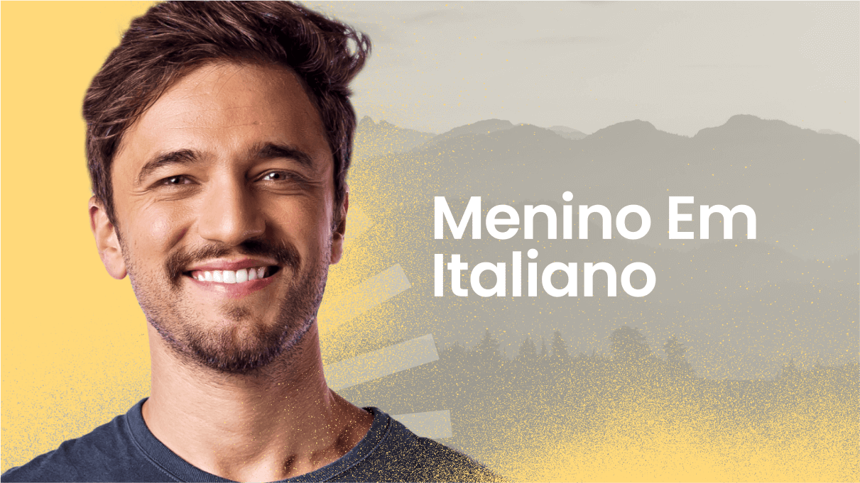 menino em italiano