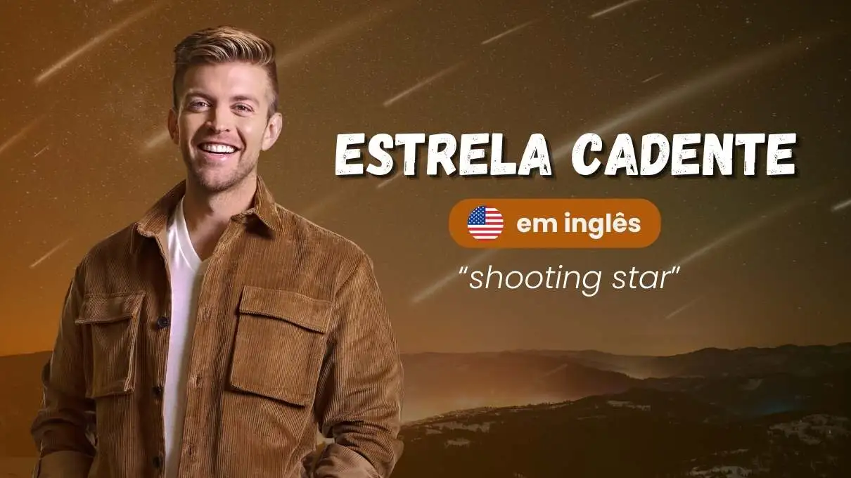 Estrela cadente em inglês