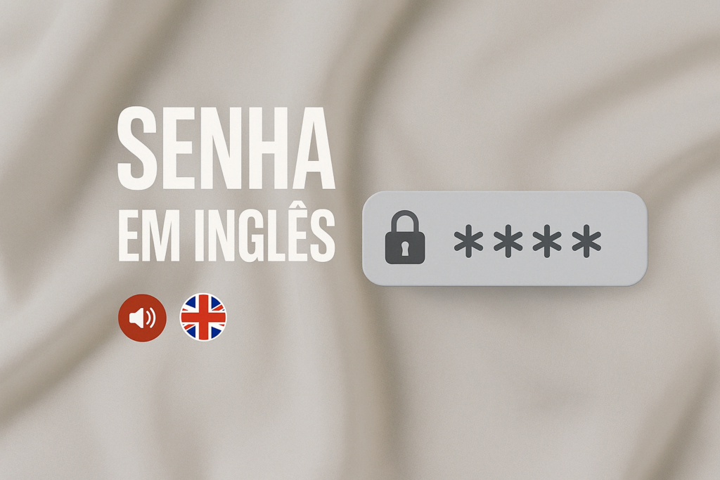 Tradução de Senha em inglês: descubra os termos certos
