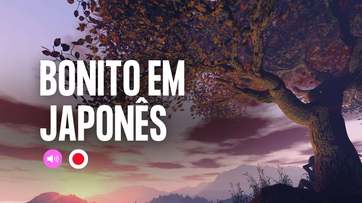 bonito em Japonês