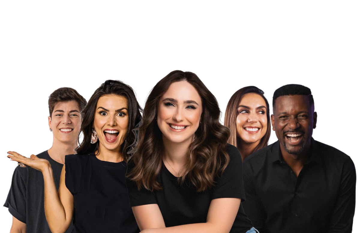 MEGABLACK Fluency e Me Poupe! - Imagem com os professores