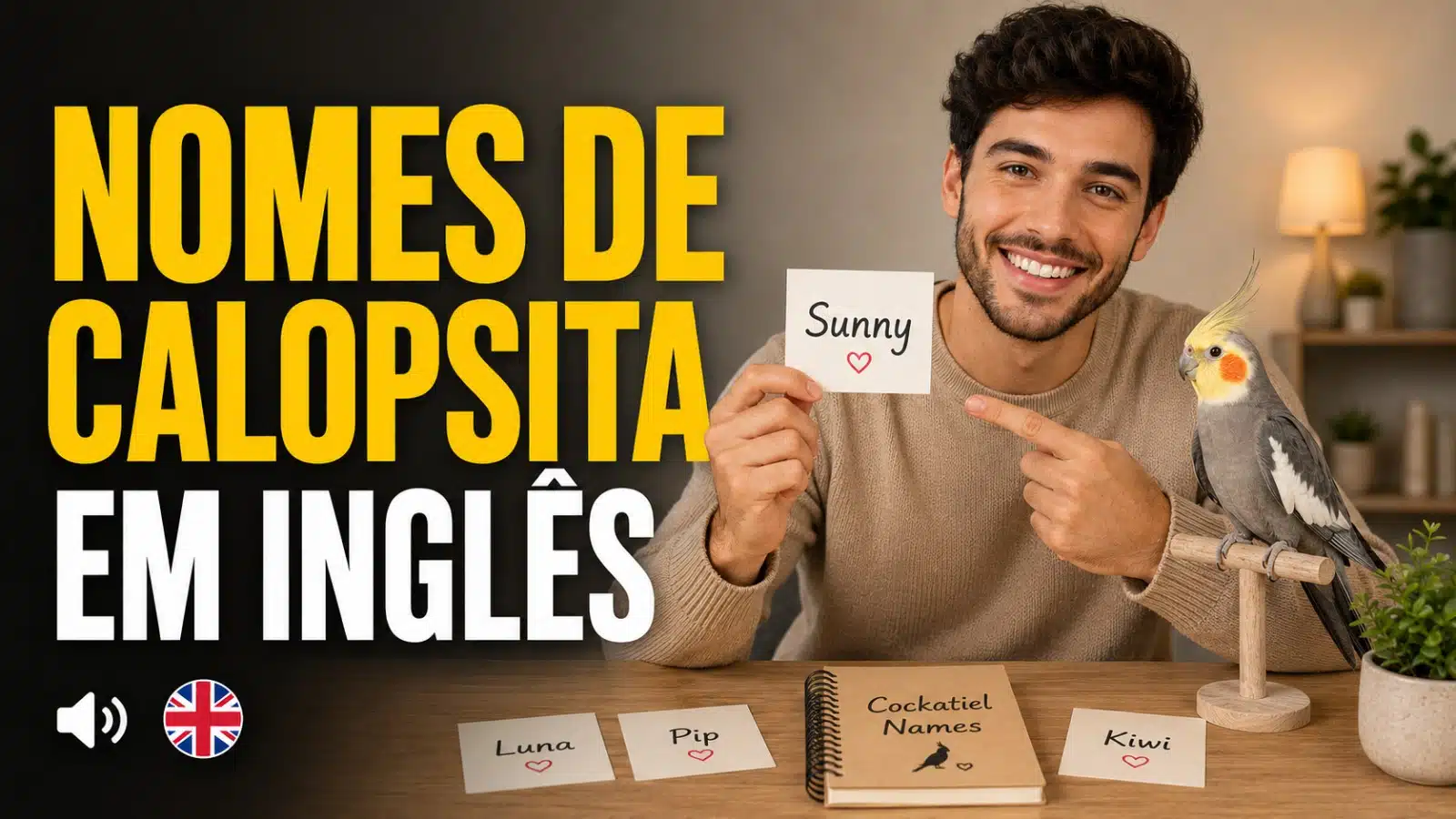 nomes-de-calopsita-em-ingles