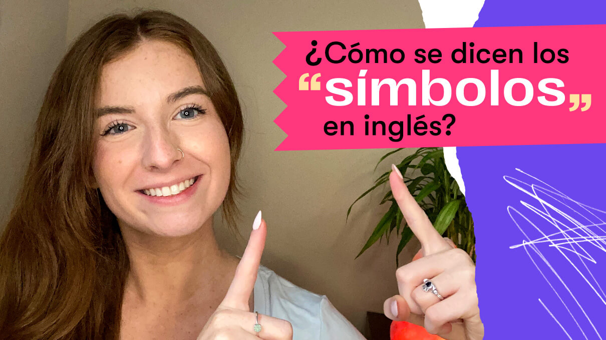 como se dicen algunos simbolos en ingles