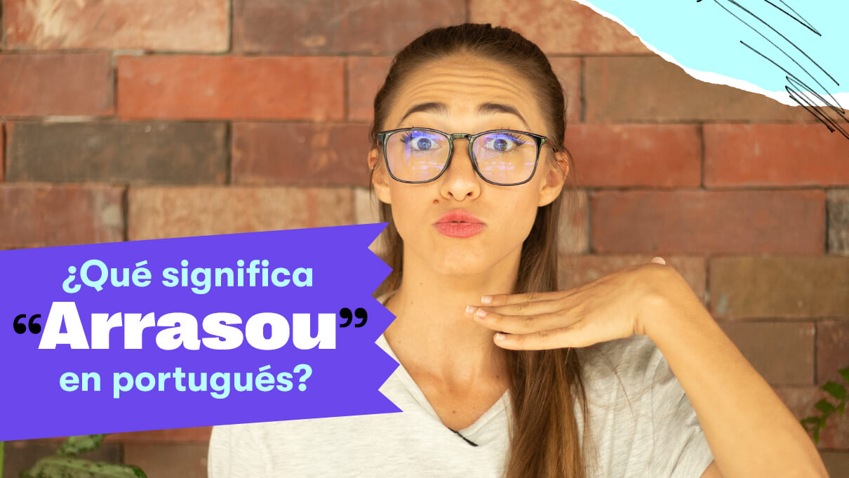 que significa arrasou en portugues