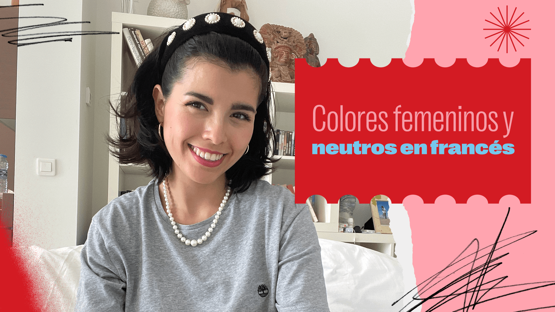 Colores femeninos y neutros en francés