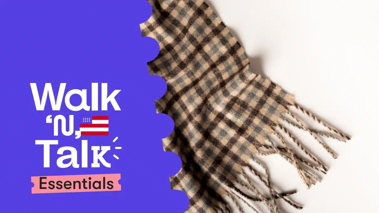 walk n talk 50 una bufanda diminuta hablando sobre hobbies peculiares