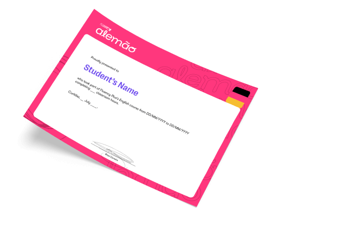 Certificado Fluency
